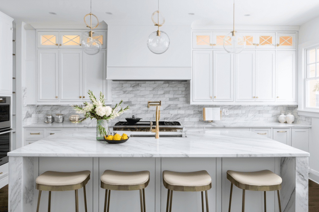 Cocina con isla central