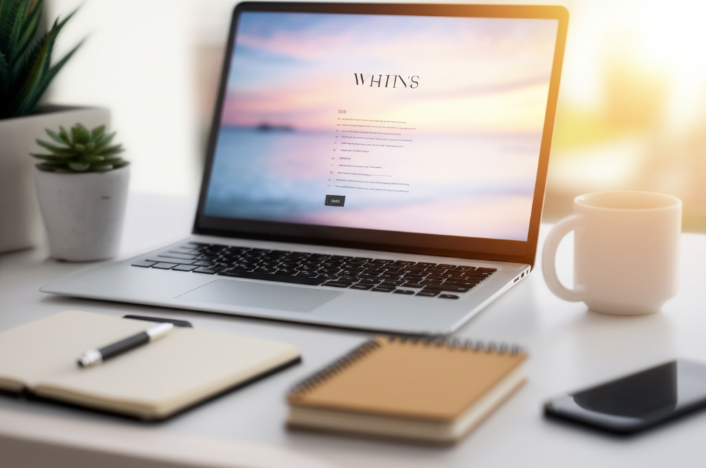Inspiración de escritorio de escritura